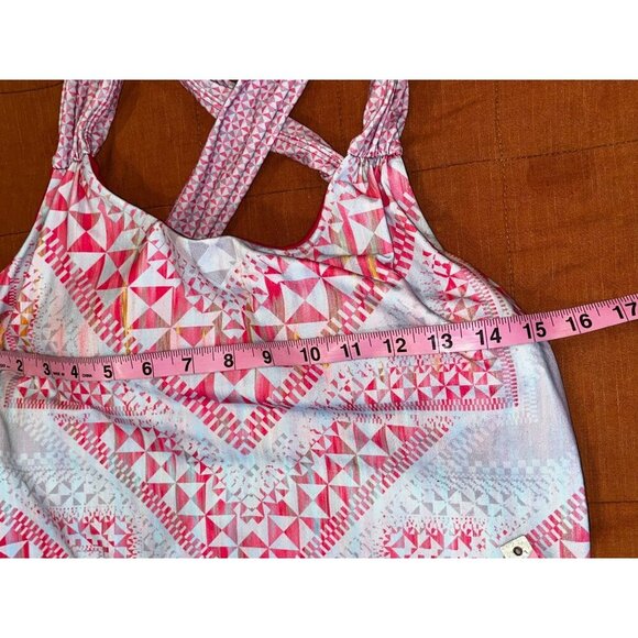Prana Multicolour Geometric Print Pullover Tank Top Lightweight Design Women's S - Picture 6 of 8